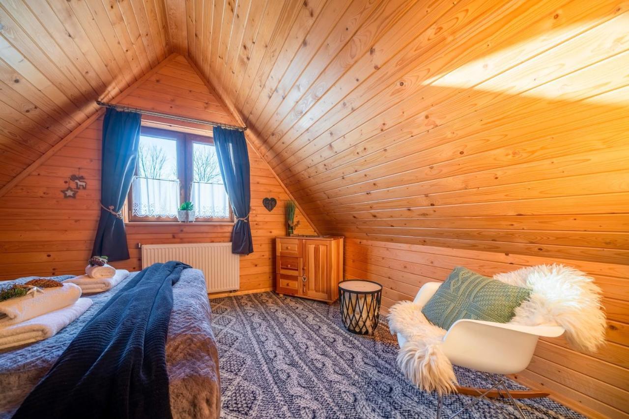 Domki Widokowe Wooden Luxury Chalet & Jacuzzi Zab Exterior foto